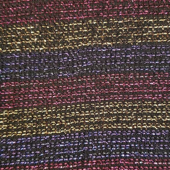 Vintage Ladies Sparkly Glittery Cowl Neck Top Sz M - Picture 3 of 3